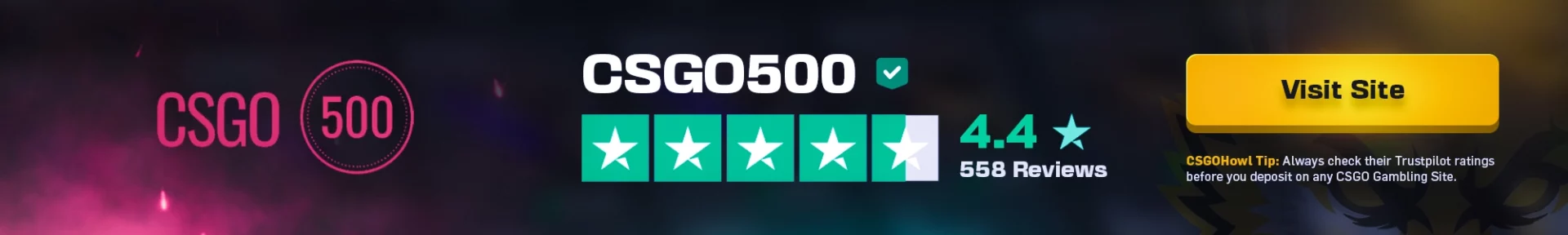 CSGO500 Promo Code Benefits