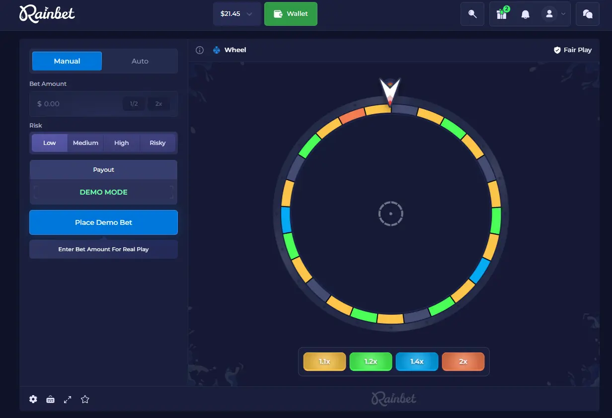 Rainbet jackpot game interface 2026 — CS2 crypto casino review